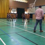 Momento del senior Femenino en Marina Alabau
