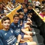 El Alevín esperando su Premio